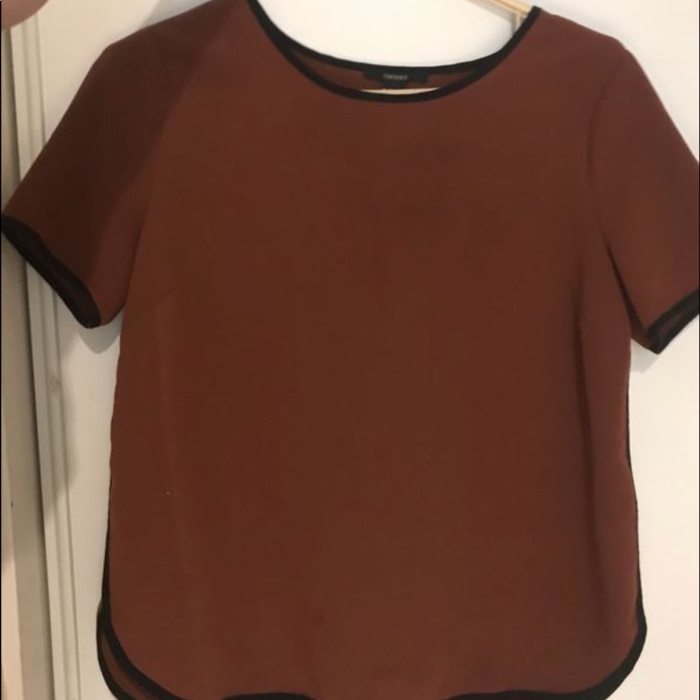 forever 21 rust dress shirt